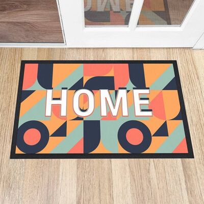 Personalised Retro Pattern Doormat (PER4360) (TreatRepublic2448)