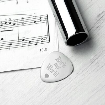 Personalised Romantic Plectrum (PER2719-001) (TreatRepublic2466)