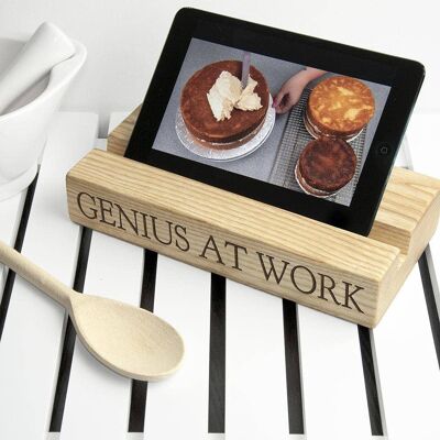 Personalised Single Kitchen Recipe Book or Tablet Holder (PER2409-HAN) (TreatRepublic2569)