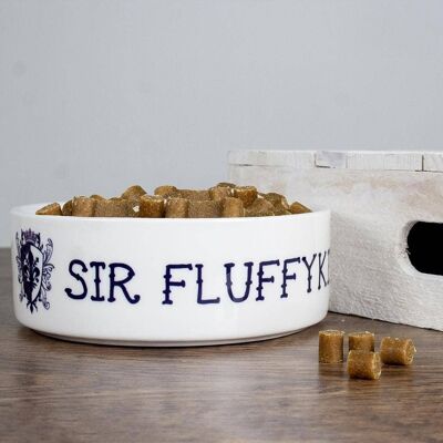 Personalised Sir Cat Bowl (PER217-001) (TreatRepublic2572)