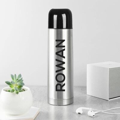 Personalised Stainless Steel Thermos Flask 750ml (PER4113-001) (TreatRepublic2684)