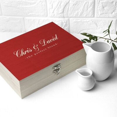 Personalised The Perfect Blend Tea Box (PER3095-001) (TreatRepublic2743)