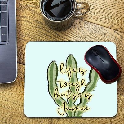 Personalised Tough as Cactus Mouse Pad (PER3775-001) (TreatRepublic2767)