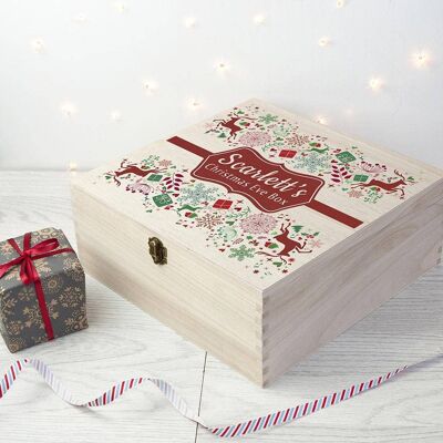 Personalised Traditional Christmas Eve Box (PER2401-LRG) (TreatRepublic2770)
