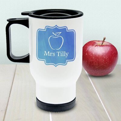 Personalised World's Best TEA-cher Travel Mug (PER2297) (TreatRepublic2946)