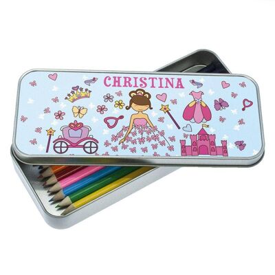 Pretty Princess Pencil Case (PER859-001) (TreatRepublic2980)