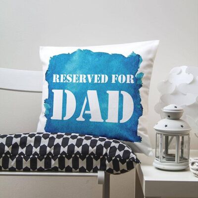 Reserved For... Watercolour Cushion Cover (PER2166-ORA) (TreatRepublic2992)