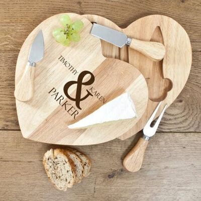 Romantic Heart Cheese Set (PER453-001) (TreatRepublic3025)
