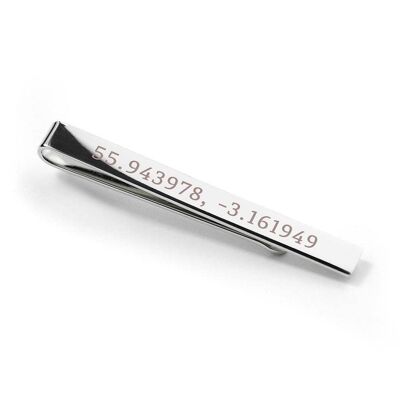 Special Coordinates Tie Clip (PER3690-GLD) (TreatRepublic3086)