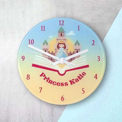 Storybook Princess Personalised Wall Clock (PER2113-001) (TreatRepublic3113)