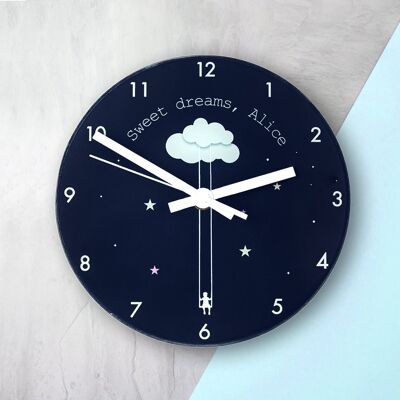 Sweet Dreams Little One Personalised Wall Clock (PER2110-001) (TreatRepublic3133)