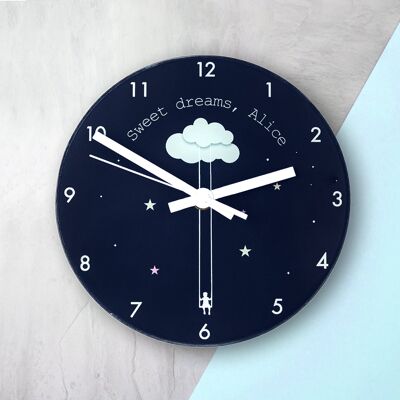 Sweet Dreams Little One Personalised Wall Clock (PER2110-LRG) (TreatRepublic3134)