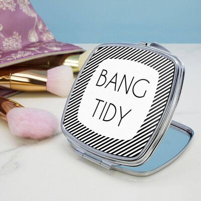 The Totally Flattering Personalised Square Compact Mirror (PER2555-001) (TreatRepublic3152)