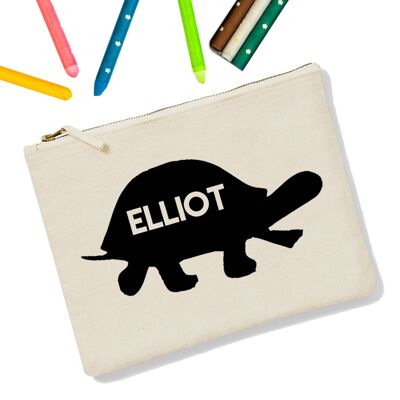Turtle Personalised Zipup Pencil Case (PER3678-001) (TreatRepublic3175)