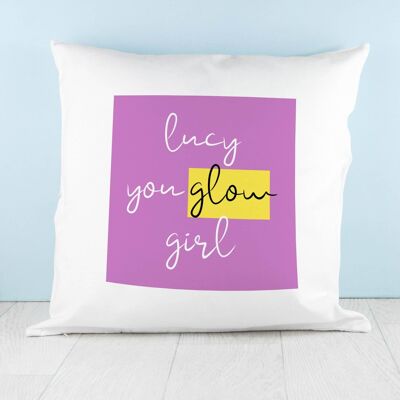 You Glow Girl Cushion Cover (PER3568-PUR) (TreatRepublic3234)
