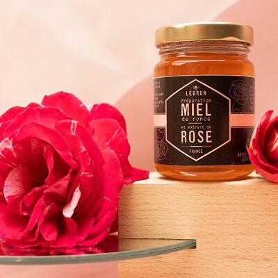 Miele di acacia con estratto di rosa