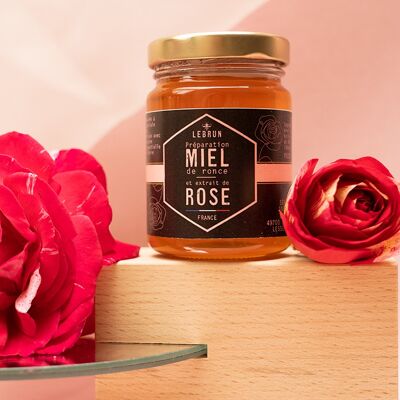 Miel de acacia con extracto de rosa