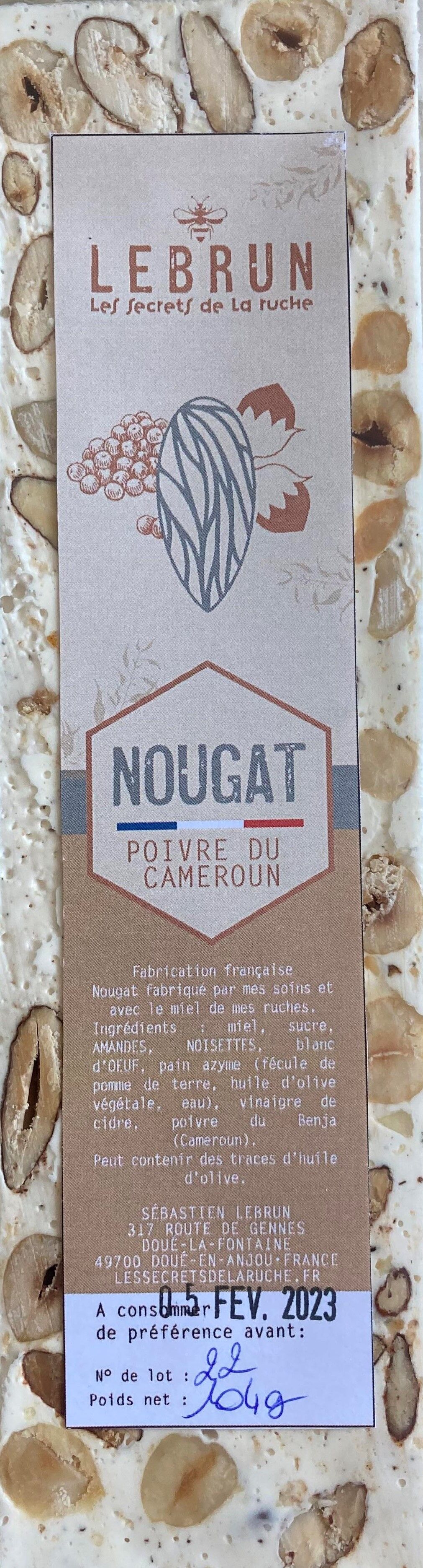 Torrone al pepe di Penja