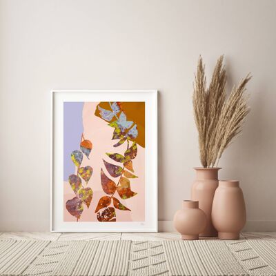 Herbst-Warmton-Blattdruck 2 A4, 21 x 29,7 cm