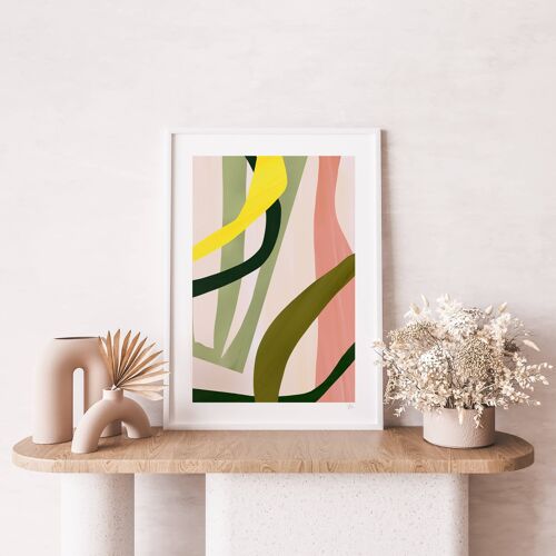 Abstract Cut Out Print 1 A3 - 29.7 x 42cm