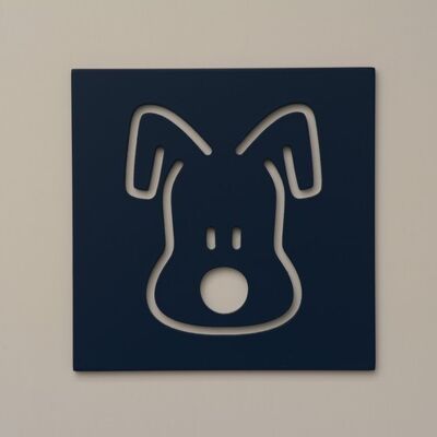 Dog Wall Decoration (9 color) - black