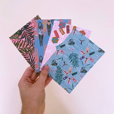 Poolside Postcard Pack