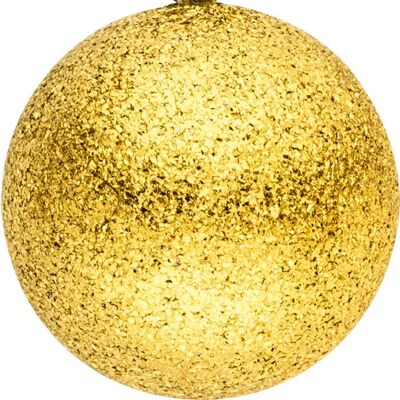 Glamor pendant ball diamond-coated D=9mm made of stainless steel - gold
