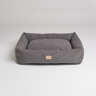 Bee my bed hundsäng - mjuk och fluffig, mörkgrå  -passar hundar mellan 0-9 kg , 6843837677745-bmb_austin19_S