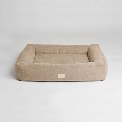Hundbädd Box bed - trendig, memory foam, sand , 6721830420657-BB-s-a2