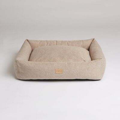 Bee my bed hundsäng - mjuk och fluffig, Sand  - passar hundar mellan 0-9 kg , 6843830534321-bmb_austin02_S