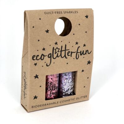 Eco Glitter Fun Sparkle Mini Boîte 3 - Violetta & Rosa