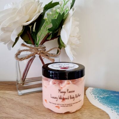 Mousse de manteca corporal batida de lujo Mango Passion