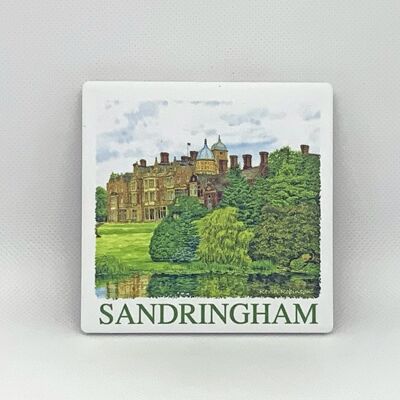 Ceramic Coaster, Sandringham. Norfolk