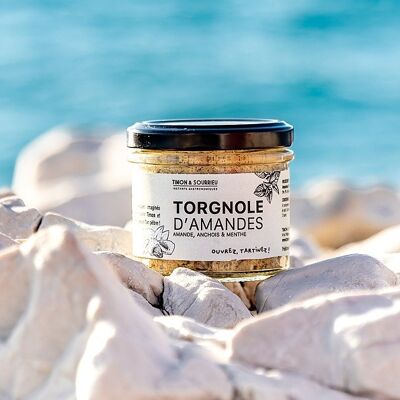 ALMOND TORGNOLE PESTO APERITIF (almond pesto, mint, fennel, anchovies...Aperitif spread)