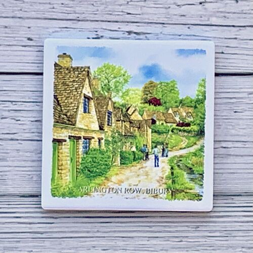 Ceramic Coaster Bibury,in the Cotswolds.