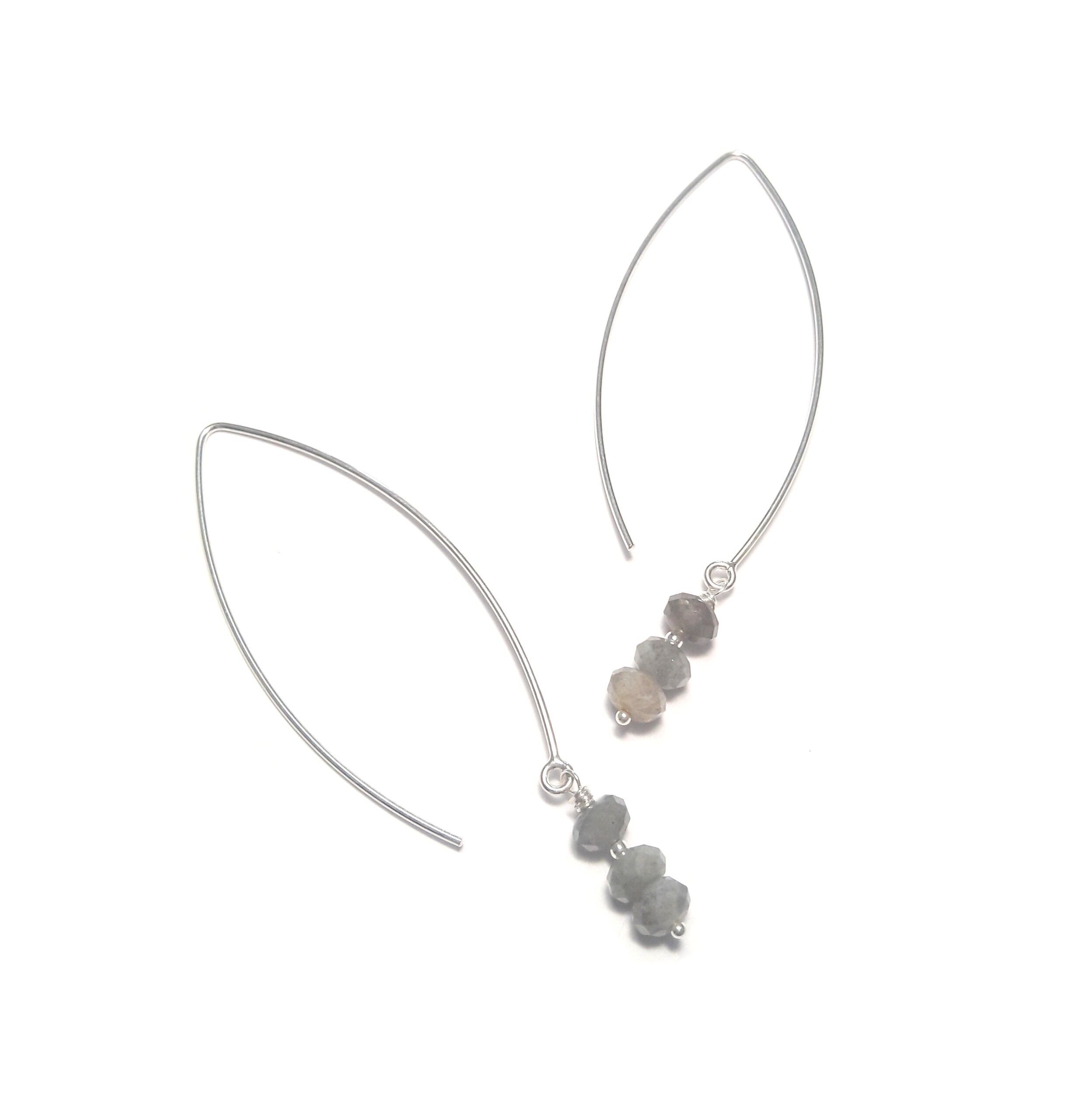 Orecchini in Argento 925 e Labradorite