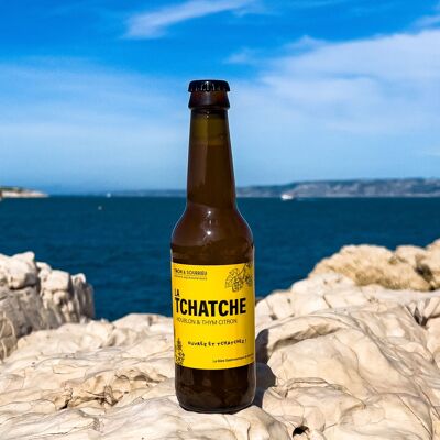 TCHATCHE BEER with LEMON THYME 33cl (Gastronomic Marseillaise beer)