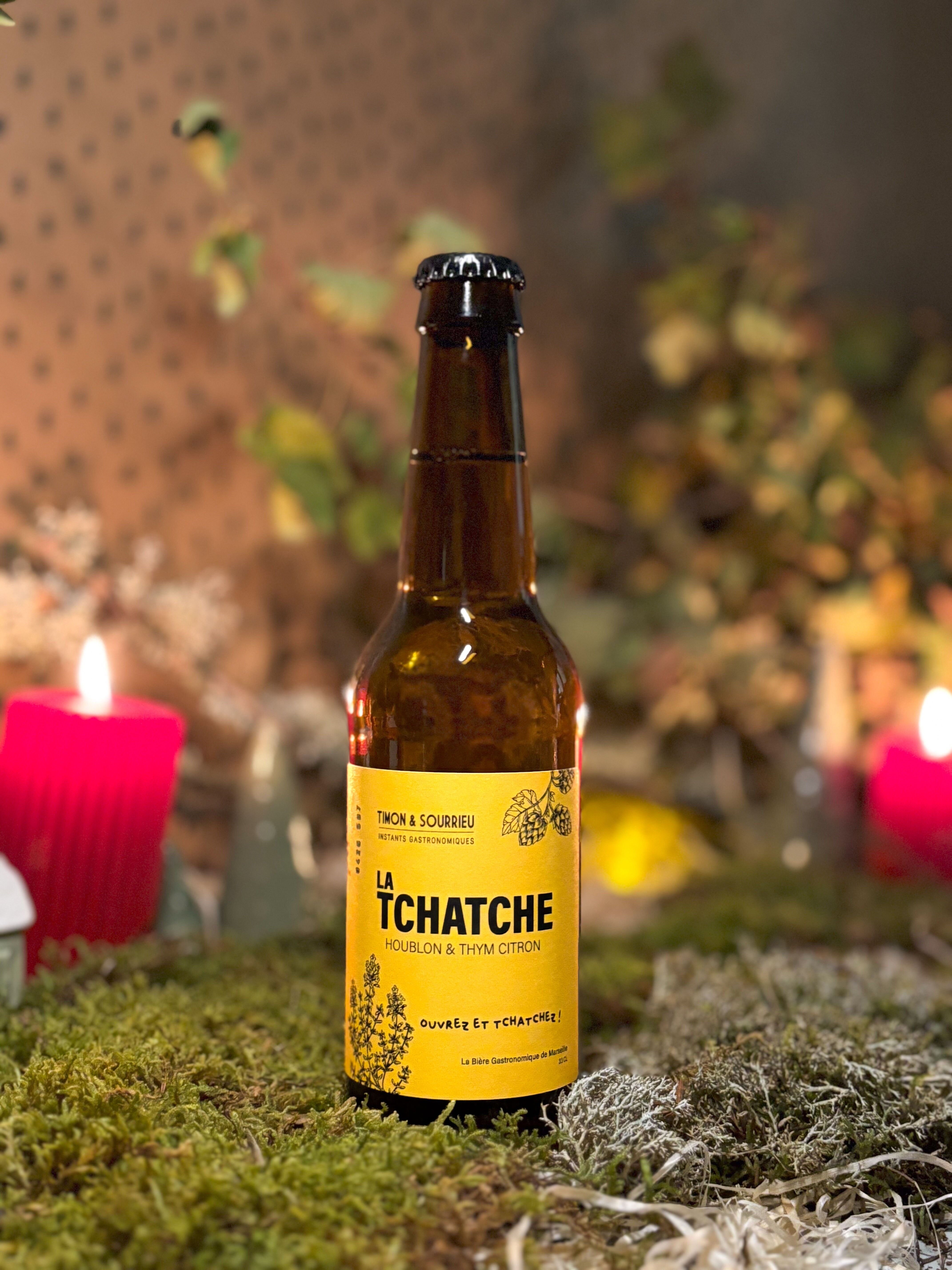 BIRRA TCHATCHE al TIMO LIMONE 33cl (Birra Marsigliese Gastronomica)