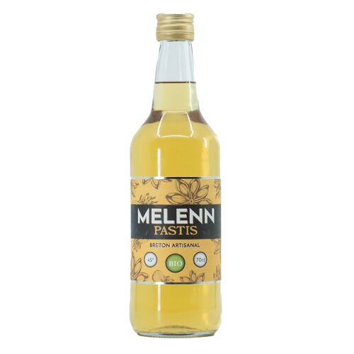 Pastis MELENN 45% 70cL BIO Breton