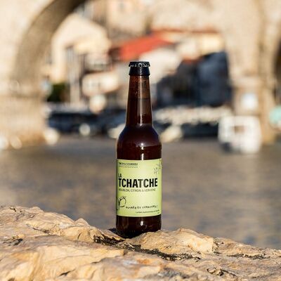 Bier TCATCHE LEMON VERBENA 33 cl (Gastronomisches Marseiller Bier)