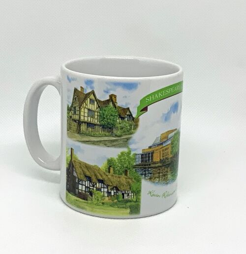 Shakespeare Country, ( Warwickshire) Ceramic Mug.