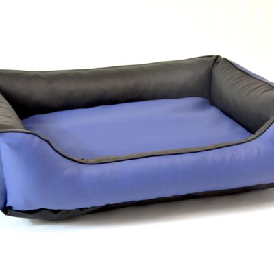 120x90 dunkelblau-schwarz Orthopädisches Hundebett Twixy XL