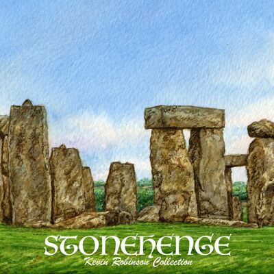 Taza de cerámica Stonehenge (Wiltshire) de día,