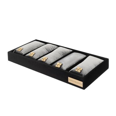 ESPOSITORE BRACCIALE CUSCINO BOX + 5 CUSCINI PICCOLO