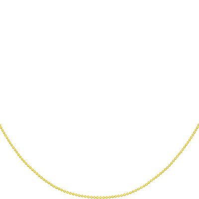 PURE ball chain with bayonet clasp 42cm in stainless steel - gold