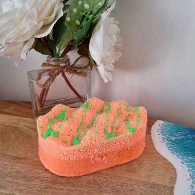 Mango Passion Soap Infused Exfoliating Massage Sponge