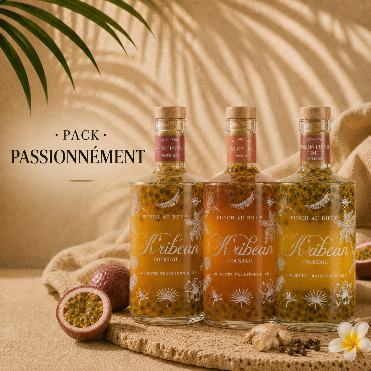 K'RIBEAN COCKTAIL Entdeckerpaket: Leidenschaftlich