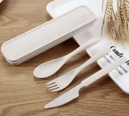 Cutlery Set Biodegradable Wheat Cutlery Set