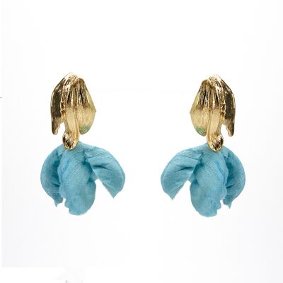 Pendientes Flourist FLPNW2 en azul turquesa