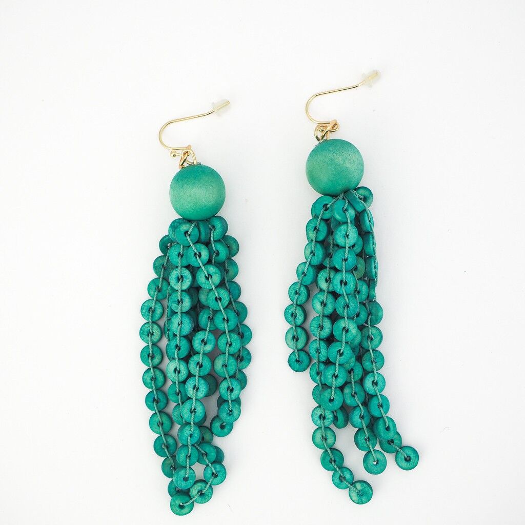 Pendiente Madera 5- Verde Primavera